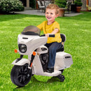 6V Toddler Ride-On Motorcycle with Music and Headlight Gray for Ages 1-3 Years Magic Cars 3