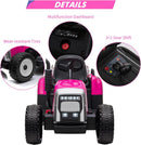 Kids Ride-On Tractor with Trailer, Remote Control, and Headlights – Rose Magic Cars 5
