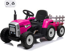 Kids Ride-On Tractor with Trailer, Remote Control, and Headlights – Rose Magic Cars Variant 0