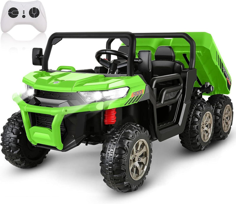24V Kids Electric 2-Seater Ride-On Truck with Remote Control and Electric Dump Bed Magic Cars 6