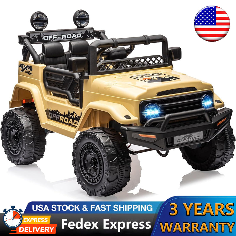 12V Battery-Powered Electric Ride-On Car Truck for Kids with Music and Remote Control Magic Cars 0