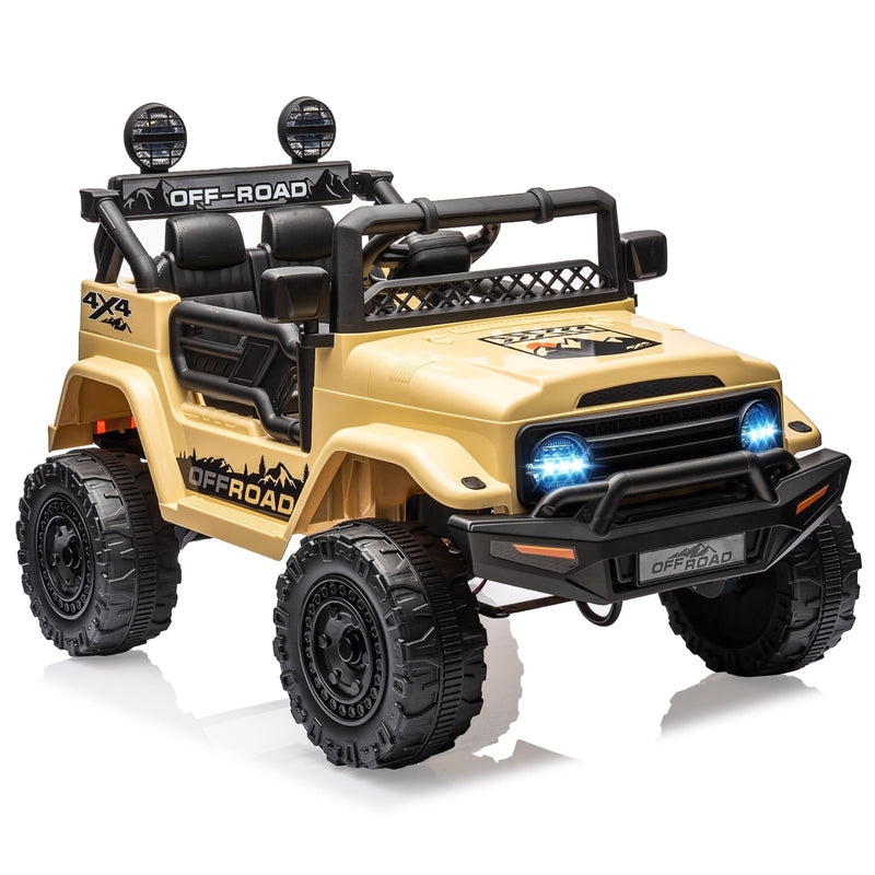 12V Battery-Powered Electric Ride-On Car Truck for Kids with Music and Remote Control Magic Cars 2