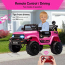 Remote Control Ride-On Truck with Spring Suspension for Kids Ages 3-8 Pink Magic Cars 1