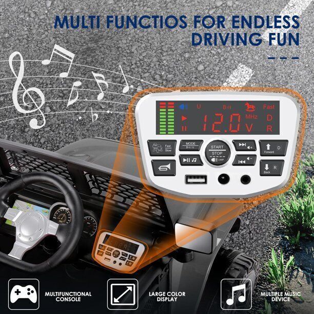 12V Electric Ride-On Car and Truck for Kids with MP3, Music, Lights, and Remote Control Magic Cars 13