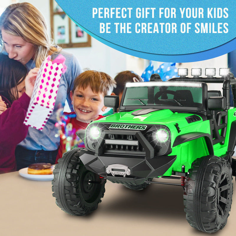 12V Electric Ride-On Car and Truck for Kids with MP3, Music, Lights, and Remote Control Magic Cars 16