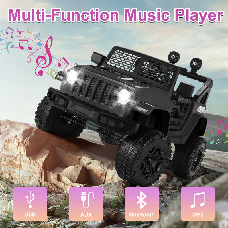 12V Electric Ride-On Truck for Kids with MP3, Music, Lights, and Remote Control Magic Cars 15