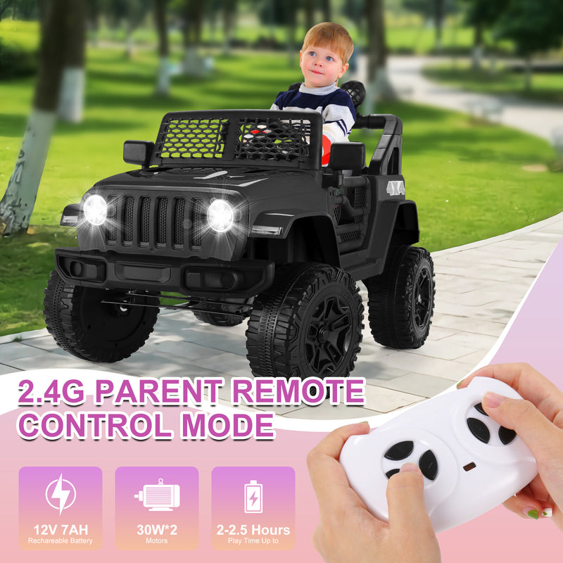 12V Electric Ride-On Truck for Kids with MP3, Music, Lights, and Remote Control Magic Cars 17