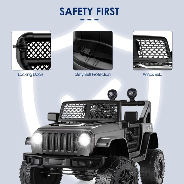 12V Electric Ride-On Truck for Kids with MP3, Lights, and Remote Control Magic Cars 12