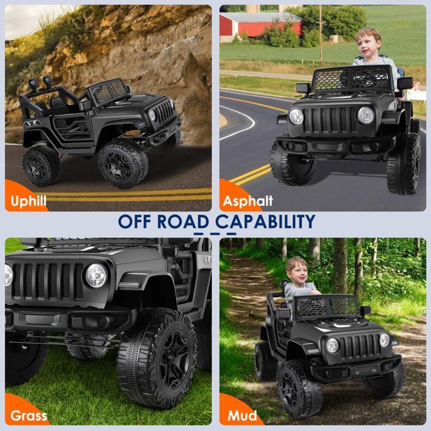 12V Electric Ride-On Car and Truck for Kids with MP3, Music, Lights, and Remote Control Magic Cars 14