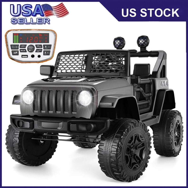 12V Electric Ride-On Car and Truck for Kids with MP3, Music, Lights, and Remote Control Magic Cars 7