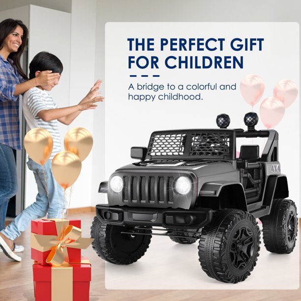 12V Electric Ride-On Car and Truck for Kids with MP3, Music, Lights, and Remote Control Magic Cars 8