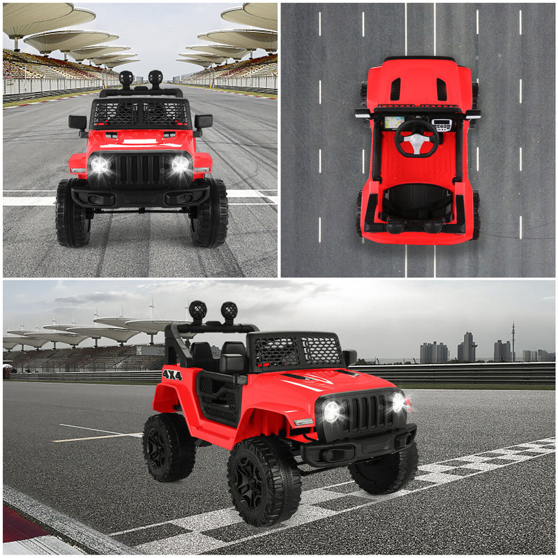 12V Electric Ride-On Truck for Kids with MP3, Lights, and Remote Control Magic Cars 7