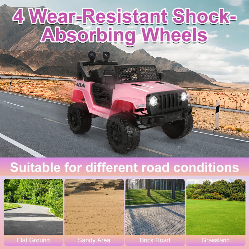 12V Electric Ride-On Car and Truck for Kids with MP3, Lights, and Remote Control Magic Cars 17