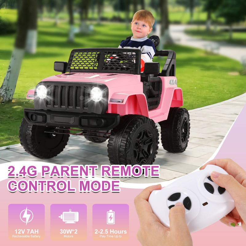 12V Electric Ride-On Truck for Kids with MP3 Music, Lights, and Remote Control Magic Cars 17