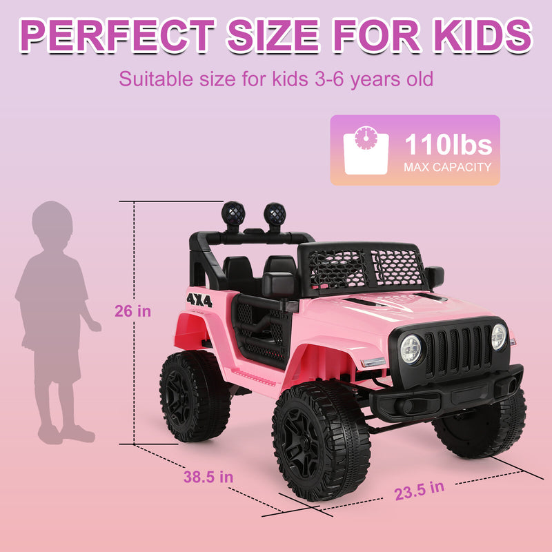 12V Electric Ride-On Truck for Kids with MP3 Music, Lights, and Remote Control Magic Cars 21