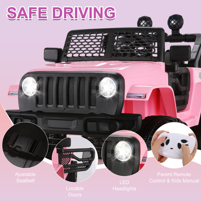 12V Electric Ride-On Truck for Kids with MP3 Music, Lights, and Remote Control Magic Cars 23