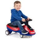 Flashing Wheel Ride-On Car with Front Light and Music Speaker for Indoor and Outdoor Fun - Red + Blue Magic Cars 1
