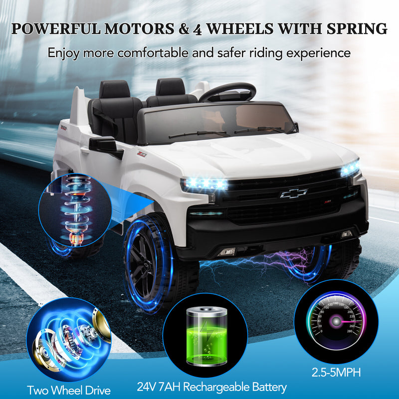 24V 2-Seater Ride-On Truck with Remote Control and 4-Spring Suspension Magic Cars 15