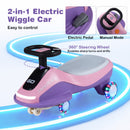 Flashing Wheel Ride-On Car with Music Speaker for Kids 3 and Up Magic Cars 5
