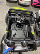 Remote Control Ride-On Car with Lights and Built-In Music System for 4th of July Magic Cars 4