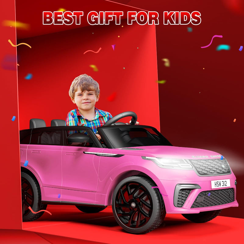 12V Licensed Land Rover Electric Ride-On Car for Kids Ages 4-8 Magic Cars 4