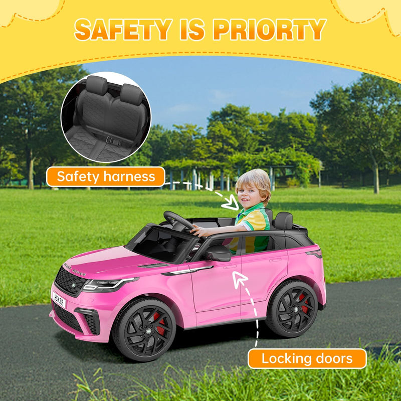 12V Licensed Land Rover Electric Ride-On Car for Kids Ages 4-8 Magic Cars 8