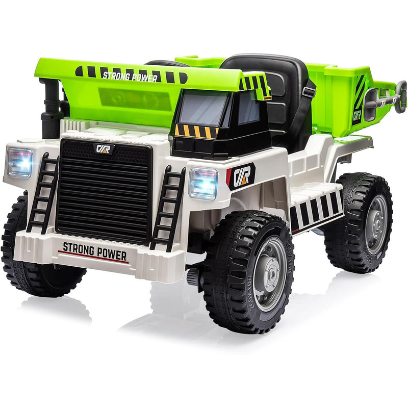 12V Kids Electric Ride-On Dump Truck with 4 Wheels and Remote Control Magic Cars 1