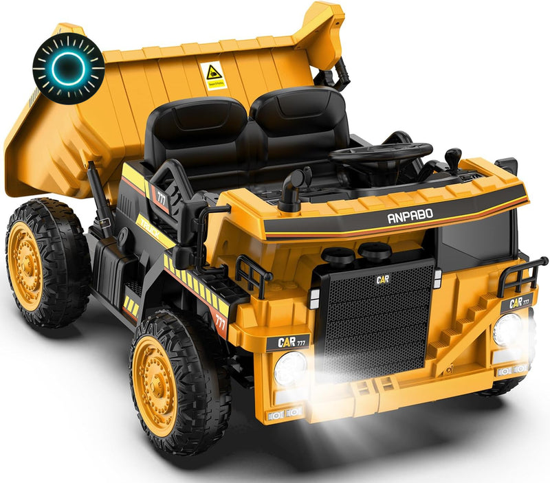 12V Electric Ride-On Dump Truck with Remote Control and Adjustable Dump Bed Magic Cars Variant 0