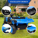 Electric 24V Ride-On Dump Truck for Kids with 2 Seats and Remote Control Shovel Magic Cars 5