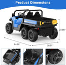 Kids Electric Dump Truck with Remote Control, 24V Bed Shovel and Music Features Magic Cars 1