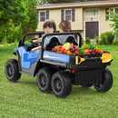 Kids Electric Dump Truck with Remote Control, 24V Bed Shovel and Music Features Magic Cars 7