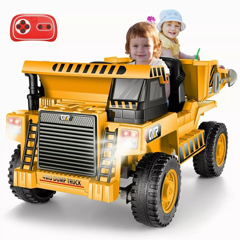 Electric Ride-On Dump Truck for Kids with Remote Control and Functional Dump Bed Magic Cars 7