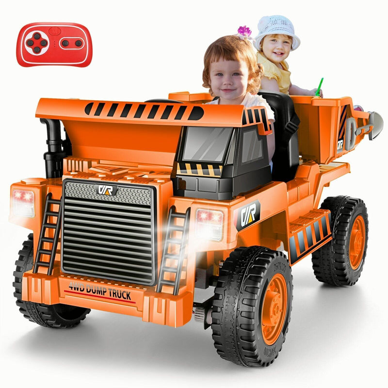 Electric Ride-On Dump Truck for Kids with Remote Control and Functional Dump Bed Magic Cars Variant 0