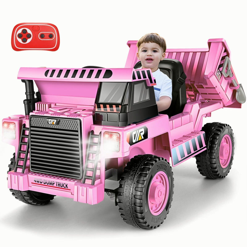 Electric Ride-On Kids Dump Truck with Remote Control and Functional Dump Bed Magic Cars 10