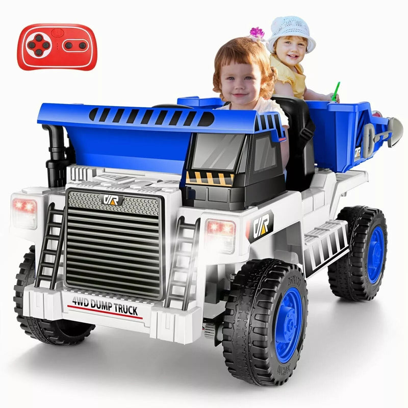 Electric Ride-On Kids Dump Truck with Remote Control and Functional Dump Bed Magic Cars 11