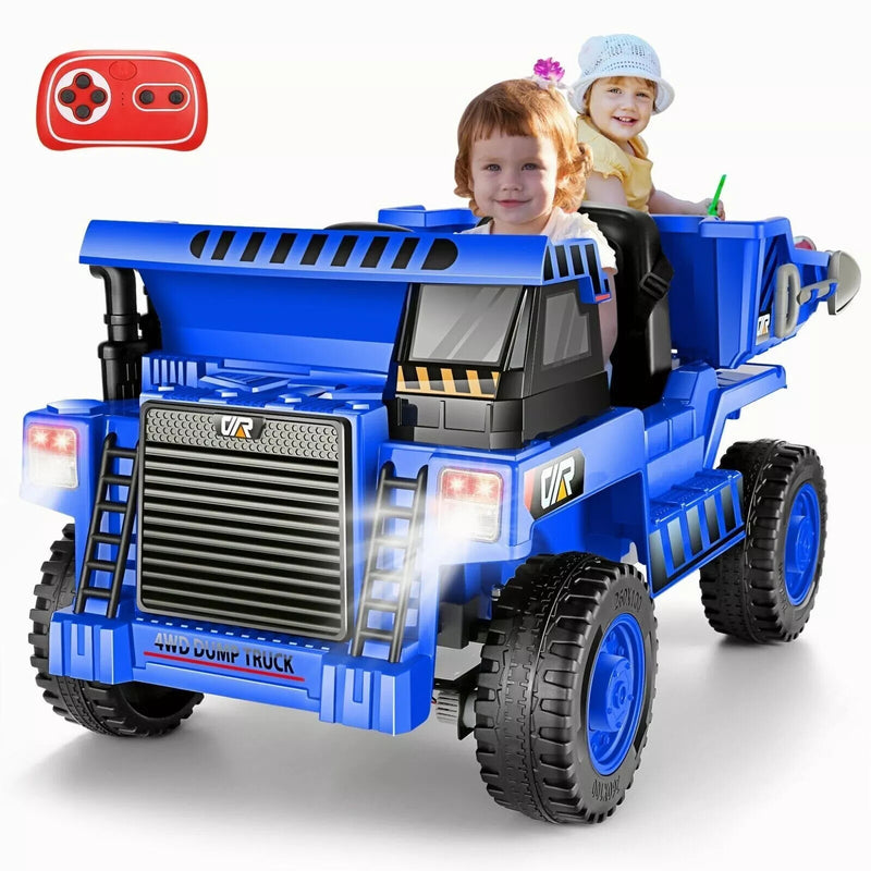 Electric Ride-On Kids Dump Truck with Remote Control and Functional Dump Bed Magic Cars 16