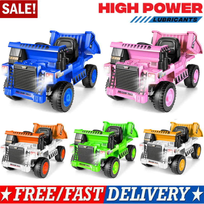 Electric Ride-On Kids Dump Truck with Remote Control and Functional Dump Bed Magic Cars 8
