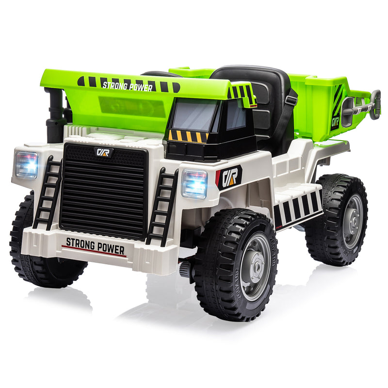 Electric Ride-On Dump Truck for Kids with Remote Control and Functional Dump Bed Magic Cars 0