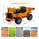 Electric Ride-On Dump Truck for Kids with Remote Control and Functional Dump Bed Magic Cars 17
