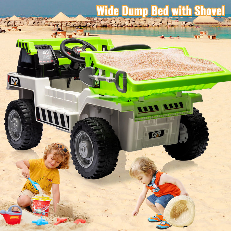 Electric Ride-On Dump Truck for Kids with Remote Control and Functional Dump Bed Magic Cars 5