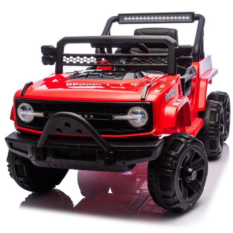 Kids Ride-On Dump Truck Toy with Parent Remote Control and LED Lights Magic Cars 11