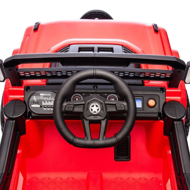 Kids Ride-On Dump Truck Toy with Parent Remote Control and LED Lights Magic Cars 14