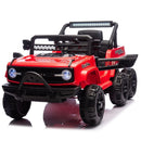 Kids Ride-On Dump Truck Toy with Parent Remote Control and LED Lights Magic Cars 2