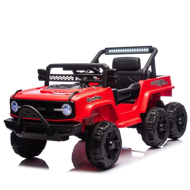 Kids Ride-On Dump Truck Toy with Parent Remote Control and LED Lights Magic Cars 5