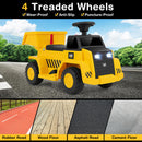 Ride-On Dump Truck with One-Button Start, Horn, Adjustable Dump Bed, and Treaded Wheels Magic Cars 6