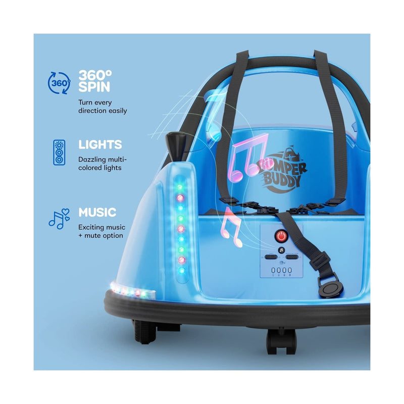 12V Electric Ride-On Bumper Car for Toddlers and Kids, 2-Speed, Ages 1-4 Magic Cars 2