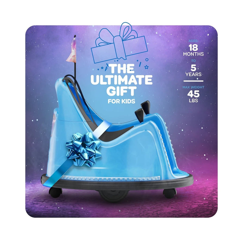 12V Electric Ride-On Bumper Car for Toddlers and Kids, 2-Speed, Ages 1-4 Magic Cars 6