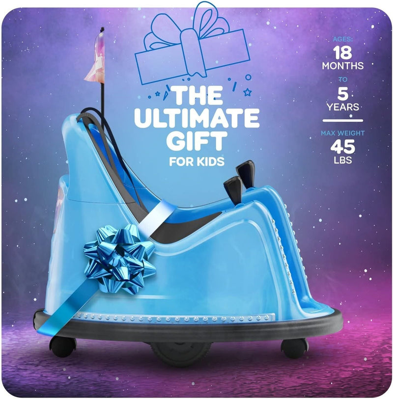 12V Electric Ride-On Bumper Car for Kids and Toddlers with 2 Speeds, Ages 1-5 Years Magic Cars 3