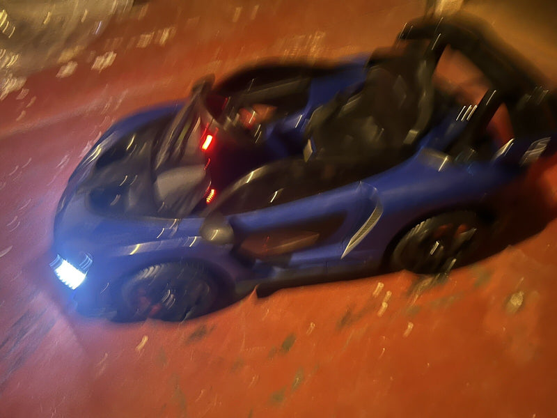 Electric Blue Ride-On Car for Kids Inspired by Sports Car Design Magic Cars 5