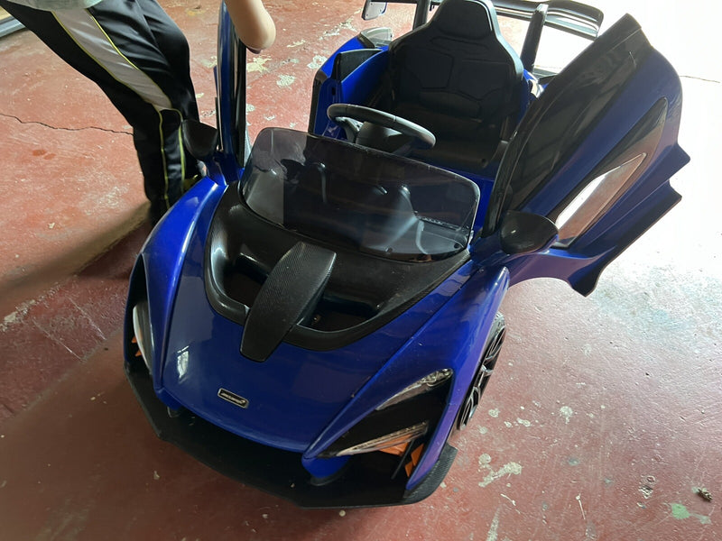 Electric Blue Ride-On Car for Kids Inspired by Sports Car Design Magic Cars 7